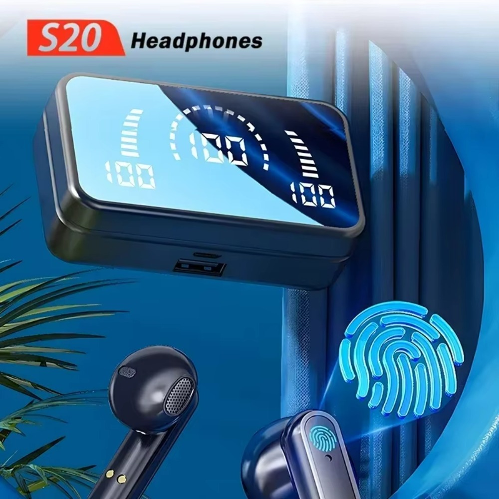 QCY TWS S20 Earphone Bluetooth - огляд і ціна Earbuds Charging Case