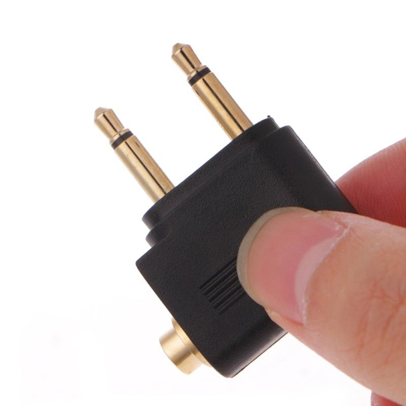 1pc Gold Nickel plated Air Pla - огляд і ціна Earphone Splitter Jack