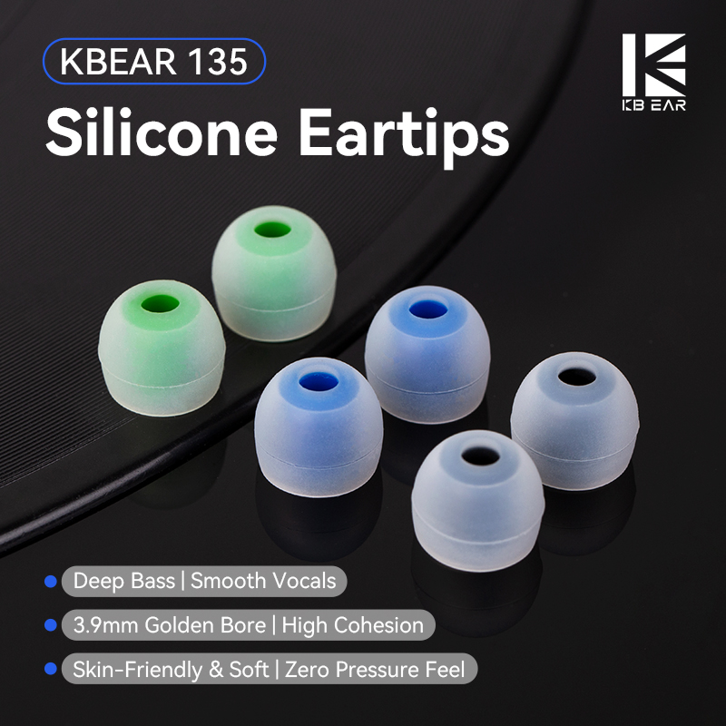 KBEAR 135 Silicone Eartips 3.9 - огляд і ціна In Ear Monitor Iem