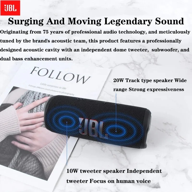 JBL Flip 6 Compact Outdoor Blu - огляд і ціна Jbl Speaker Flip 6