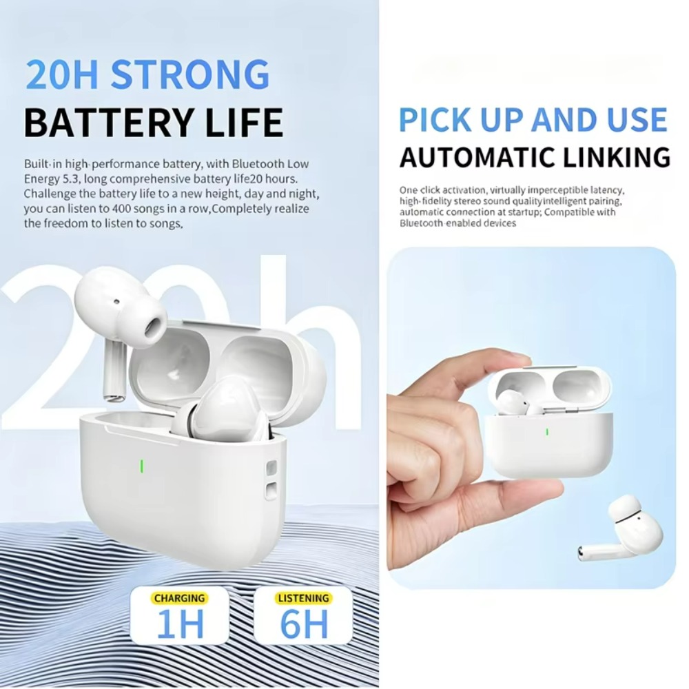 2028 New A7 Pro Bluetooth Head - огляд і ціна Earbuds Charging Case
