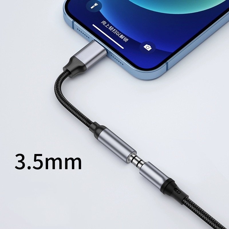 8 Pin to 3.5mm Jack AUX Cable  - огляд і ціна Earphone Splitter Jack