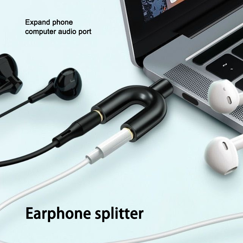 3.5mm headphone splitter micro - огляд і ціна Earphone Splitter Jack