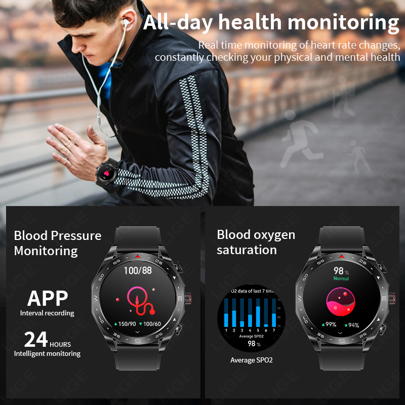 LIGE TWS 2‑in‑1 Smart Watch wi - огляд і ціна Wireless Earbuds Tws